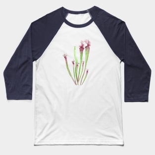 sarracenia leucophylla leaf watercolor Baseball T-Shirt